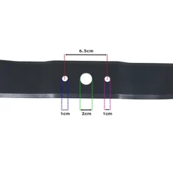 SPARES2GO Cutter Blade Compatible With Gardenline GL480SP Lawnmower (46cm 18") -Flymo Shop spares2go cutter blade compatible with gardenline gl480sp lawnmower 46cm 18 5057817613478 03c MP