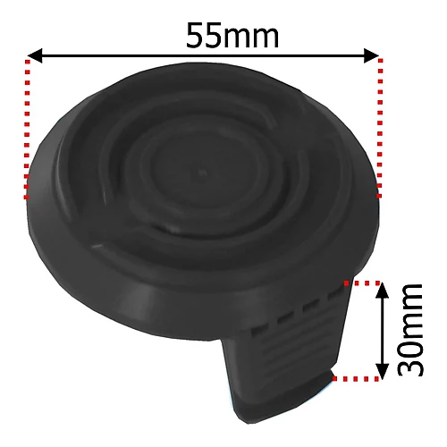 SPARES2GO Line & Spool + Cover Compatible With Qualcast CGT183A CGT18LA1 Strimmer Trimmer 4 SPARES2GO Line & Spool + Cover Compatible With Qualcast CGT183A CGT18LA1 Strimmer Trimmer - Image 2