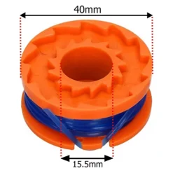 SPARES2GO Line & Spool + Cover Compatible With Qualcast CGT183A CGT18LA1 Strimmer Trimmer 9 SPARES2GO Line & Spool + Cover Compatible With Qualcast CGT183A CGT18LA1 Strimmer Trimmer -Flymo Shop spares2go line spool cover compatible with qualcast cgt183a cgt18la1 strimmer trimmer5057817045941 04c MP