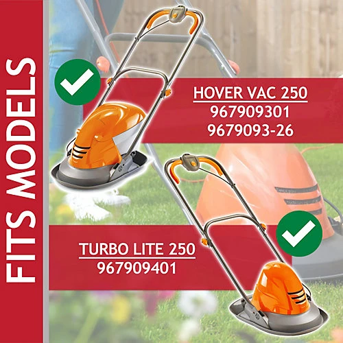 SPARES2GO Metal Blade Compatible With Flymo Hover Vac Turbo Lite 250 Lawnmower (25cm) 4 SPARES2GO Metal Blade Compatible With Flymo Hover Vac Turbo Lite 250 Lawnmower (25cm) - Image 2