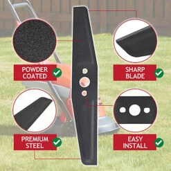 SPARES2GO Metal Blade Compatible With Flymo Hover Vac Turbo Lite 250 Lawnmower (25cm) 9 SPARES2GO Metal Blade Compatible With Flymo Hover Vac Turbo Lite 250 Lawnmower (25cm) -Flymo Shop spares2go metal blade compatible with flymo hover vac turbo lite 250 lawnmower 25cm 5057817451506 04c MP