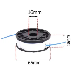 SPARES2GO Spool Line And Cover Compatible With Titan TTB586GTM Strimmer Trimmer (5m, 1.5mm) 8 SPARES2GO Spool Line And Cover Compatible With Titan TTB586GTM Strimmer Trimmer (5m, 1.5mm) -Flymo Shop spares2go spool line and cover compatible with titan ttb586gtm strimmer trimmer 5m 1 5mm 5057817667693 03c MP
