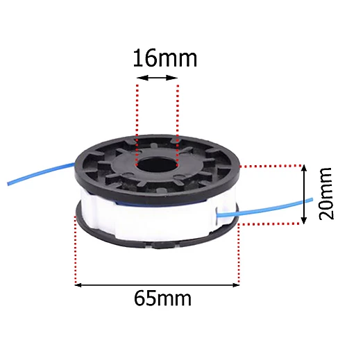 SPARES2GO Spool Line And Cover Compatible With Titan TTB586GTM Strimmer Trimmer (5m, 1.5mm) 5 SPARES2GO Spool Line And Cover Compatible With Titan TTB586GTM Strimmer Trimmer (5m, 1.5mm) - Image 3