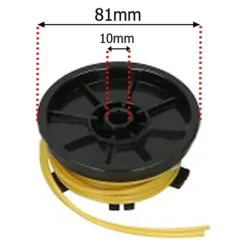 SPARES2GO Spool Line Head Kit Compatible With Ryobi PLT2543 RBC254FC Strimmer Trimmer -Flymo Shop spares2go spool line head kit compatible with ryobi plt2543 rbc254fc strimmer trimmer5057817002739 03c MP