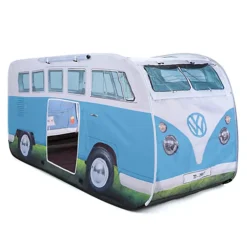 Volkswagen Blue Camper Van Pop Up Tent -Flymo Shop volkswagen blue camper van pop up tent5031470224875 02c bq