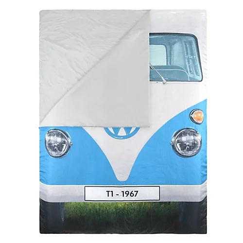 Volkswagen Camping Red & Blue Small Double Sleeping Bag 5 Volkswagen Camping Red & Blue Small Double Sleeping Bag - Image 3