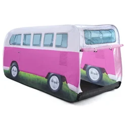 Volkswagen Pink Camper Van Pop Up Tent -Flymo Shop volkswagen pink camper van pop up tent5031470224899 04c bq