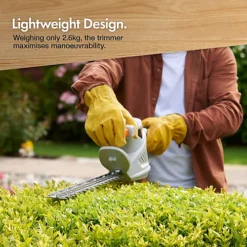 VonHaus Electric Hedge Trimmer, 41cm Blade Length - Bush Cutter With 450W Power, Protective Cover, Safety Trigger & 6m Power Cable -Flymo Shop vonhaus electric hedge trimmer 41cm blade length bush cutter with 450w power protective cover safety trigger 6m power cable5060192524741 02c MP