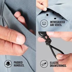 VonHaus Garden Furniture Cover, Waterproof Outdoor Cover For Patio Furniture Set, Grey Polyester W/ Drawstring, 142 X 68cm 8 VonHaus Garden Furniture Cover, Waterproof Outdoor Cover For Patio Furniture Set, Grey Polyester W/ Drawstring, 142 X 68cm -Flymo Shop vonhaus garden furniture cover waterproof outdoor cover for patio furniture set grey polyester w drawstring 142 x 68cm5060192526639 03c MP