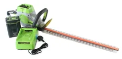 Warrior Eco Power Equipment 60v Cordless 61cm Hedge Trimmer With Battery And Charger