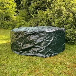 Waterproof Large Round Patio Garden Furniture Cover (2.25m) -Flymo Shop waterproof large round patio garden furniture cover 2 25m 5060266598463 03c MP