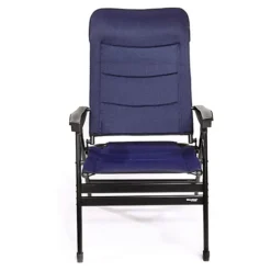 Westfield Extra Strong & Wide Garden Recliner Chair - Navy Padded Foldable Garden Sun Lounger - L125 X W70 X H69cm -Flymo Shop westfield extra strong wide garden recliner chair navy padded foldable garden sun lounger l125 x w70 x h69cm5053335897765 03c MP